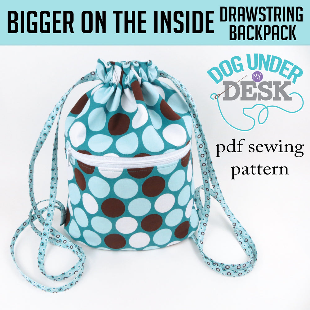 Bigger on the Inside Backpack Sewing Pattern