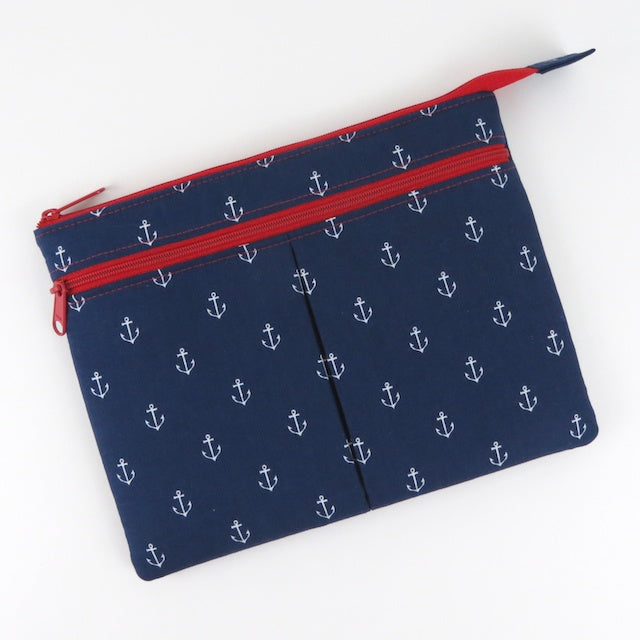 Red Polka Dots Slim Pencil Case