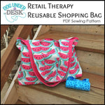 Retail Therapy Reusable Shopping Bag Sewing Pattern